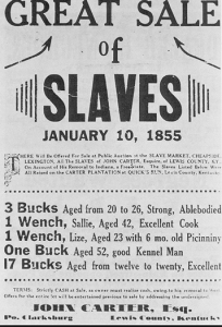 AcadaMay slave auction